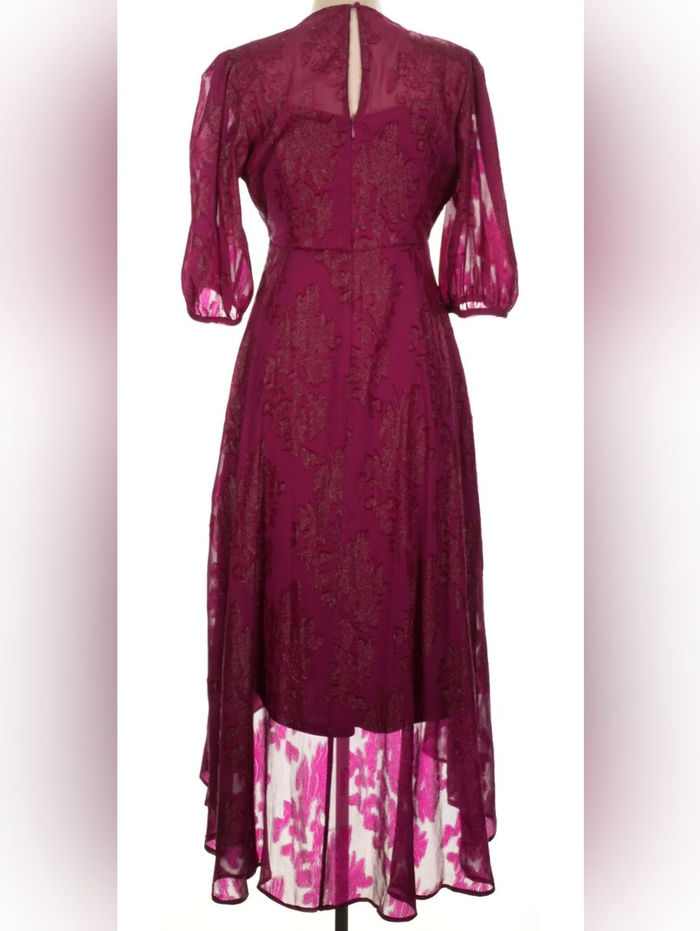 Calvin Klein Metallic Burnout Wedding Guest & Mother of the Bride Dress NWOT 10 - Picture 12 of 12